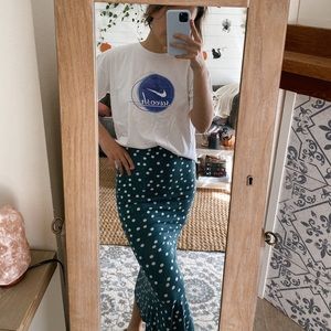 ASOS polka dot skirt